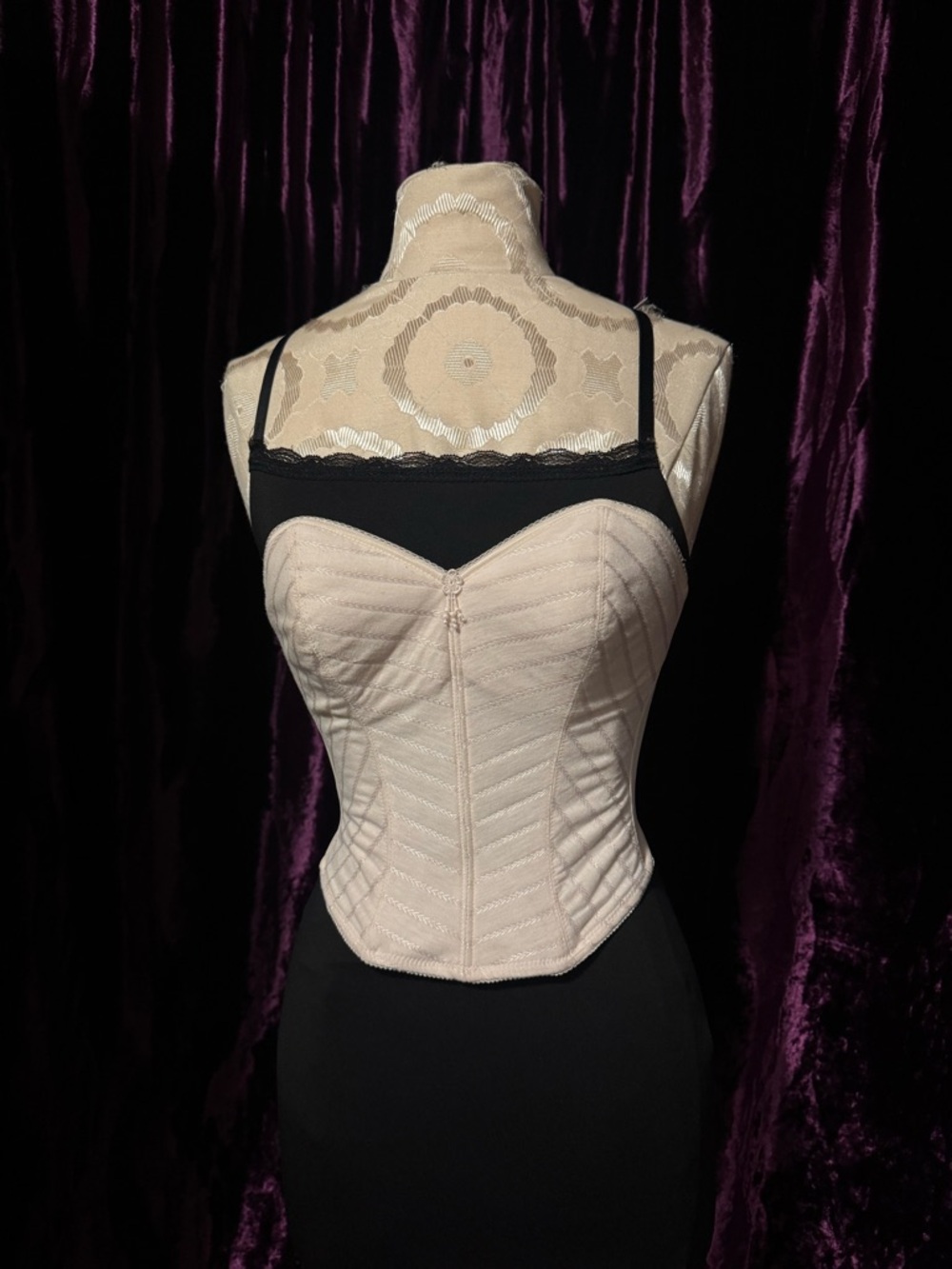 Cream Colour Women’s Bustier Corset Top